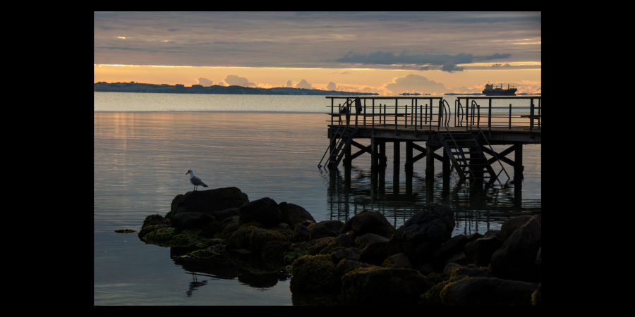Sunrise in Aarhus, Denmark